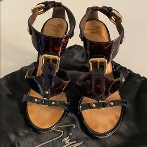 giuseppe zanotti tortoise shell sandals